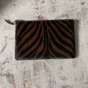 Tiger Print Clutch